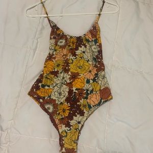 One piece bathing suit